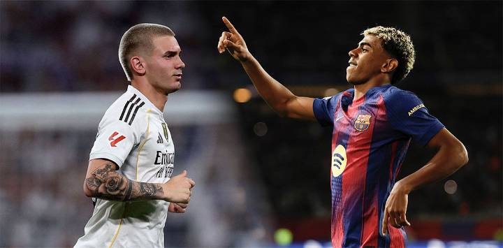 El Real Madrid de Mastantuono y el Barcelona chocan en el Bernabéu en una nueva edición del clásico español