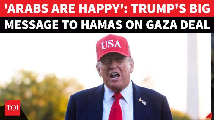 'Massive Bloodshed': Trump's CHILLING WARNING To Hamas, Arab World Over Israel