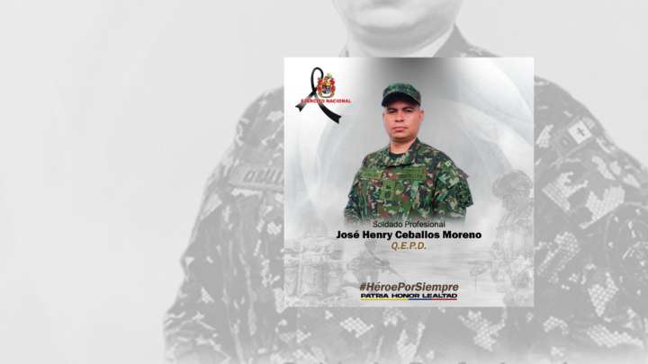 Esta es la identidad del soldado asesinado en el atentado con cilindros bomba en Arauca: Eln sería responsable del ataque