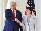 Trump bonds with Japan's new prime minister and says her nation is delivering on US investments