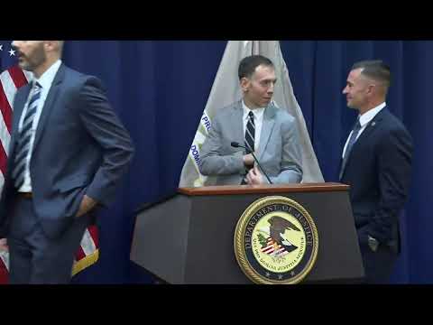 Kash Patel, US attorney Joseph Nocella Jr. announce arrests in illegal sports betting
