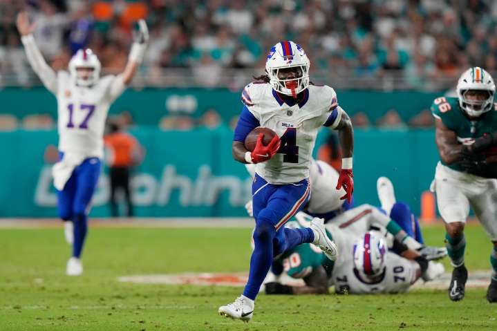 Bills' James Cook identifies Dolphins as 'trash' team during podcast