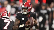 Is Michael Penix Jr. okay? Falcons QB appears to suffer arm injury in win over Bills