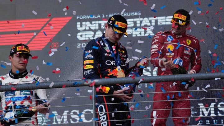 Nuevo triunfo de Verstappen en Austin y Colapinto terminó 17°