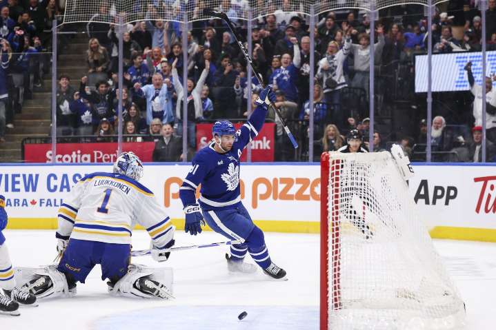 ‘He loves the Leafs’: Tavares gets Toronto back on track with 499th career goal