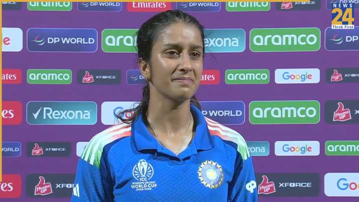 Jemimah Rodrigues gets emotional after match-winning performance in World Cup semi