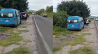 Ruta y automóvil colisionan en la carretera Yautepec