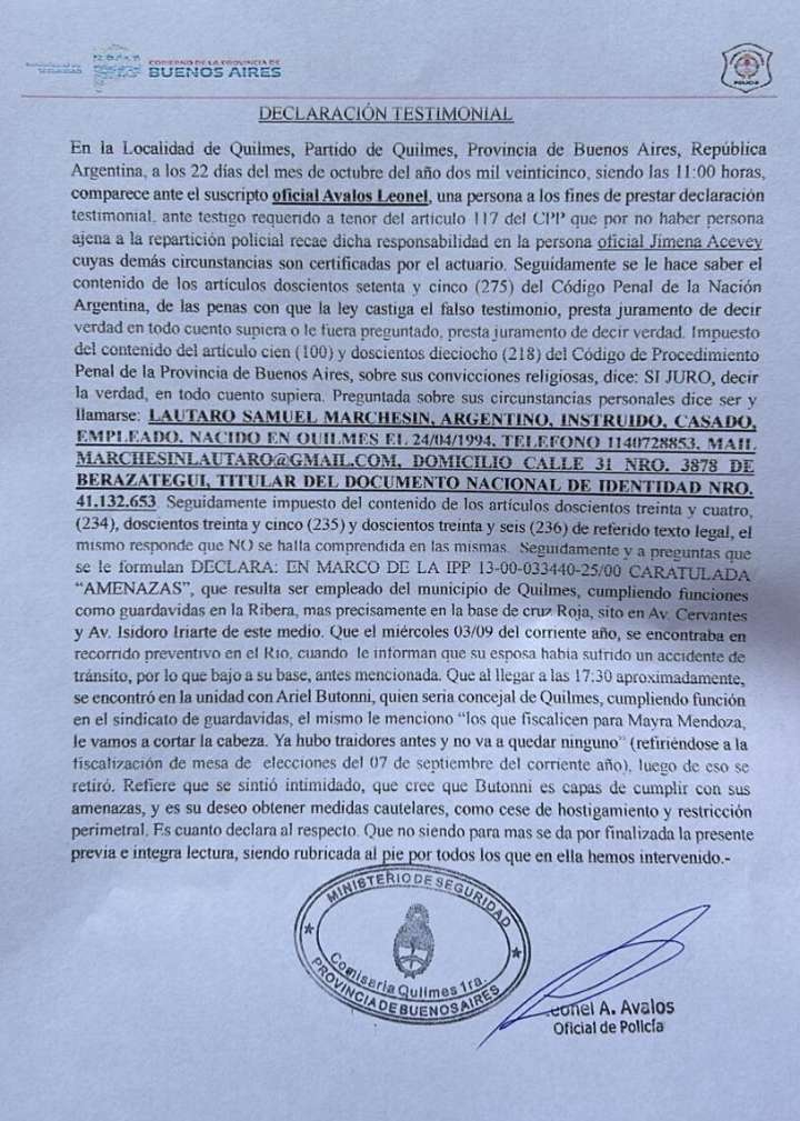 Denuncian a Burtoli, pidieron la perimetral para acercarse a guardavidas, y empieza a desatarse una fuerte interna en el gremio