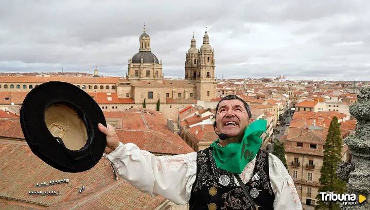 El Mariquelo vuelve a desafiar la altura: 39 años de una tradición única que se repite en Salamanca