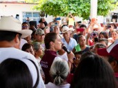 Sheinbaum supervisa labores de limpieza en Pantepec, Puebla tras afectaciones por lluvias