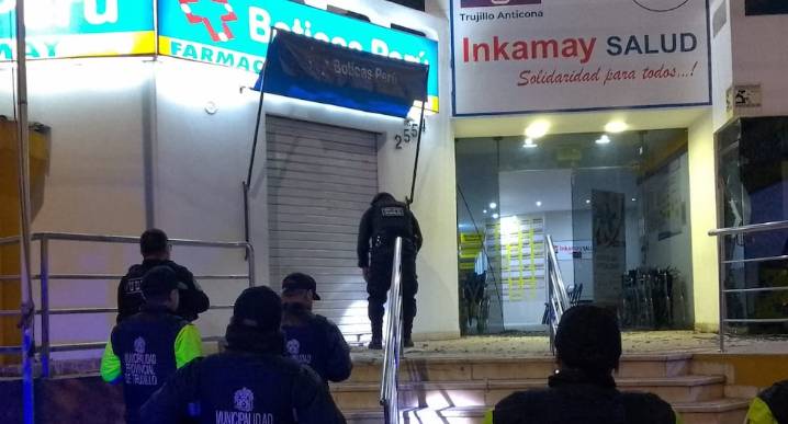 Extorsionadores detonan carga explosiva en policlínico de Trujillo