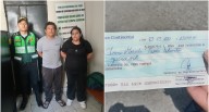 Ica: dos personas fueron detenidas con cheque falsificado por 15 mil soles