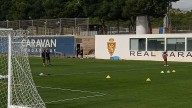 Fernando López se deja ver en el Real Zaragoza, que tiene casi descartados a Saidu y Tasende