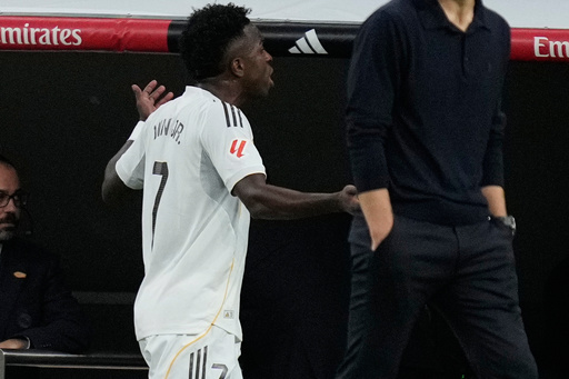 Vinícius Júnior se disculpa por arrebato contra el DT del Real Madrid Xabi Alonso