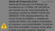 La jueza de la dana pide a Emergencias datos sobre el ES-Alert enviado el pasado domingo