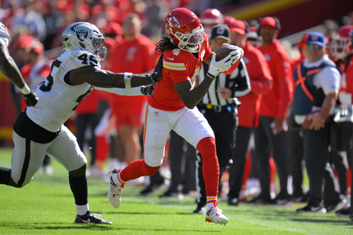 Mahomes lidera y Rice regresa con dos TDs para Chiefs en paliza 31