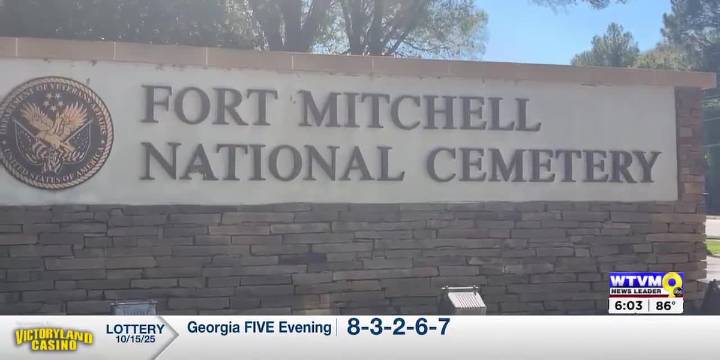 Wild hogs damage Fort Mitchell National Cemetery during government shutdown
