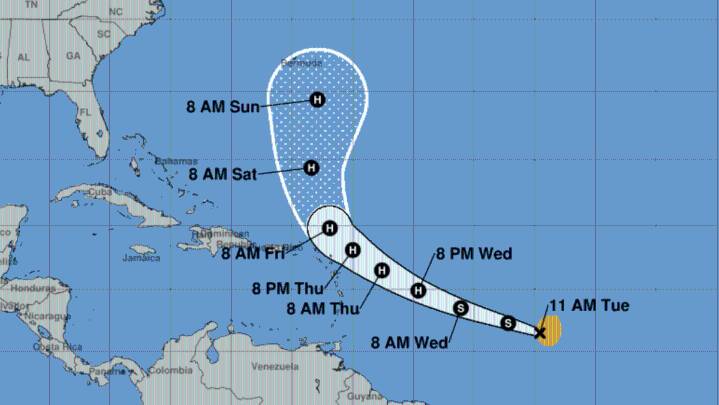 Se forma la tormenta tropical Jerry en el Atlántico