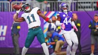 Look what happens when the Eagles actually throw the dang ball to A.J. Brown down the field