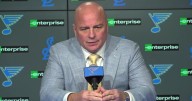 Here's what Blues coach Jim Montgomery and players said after Thursday's loss in opener