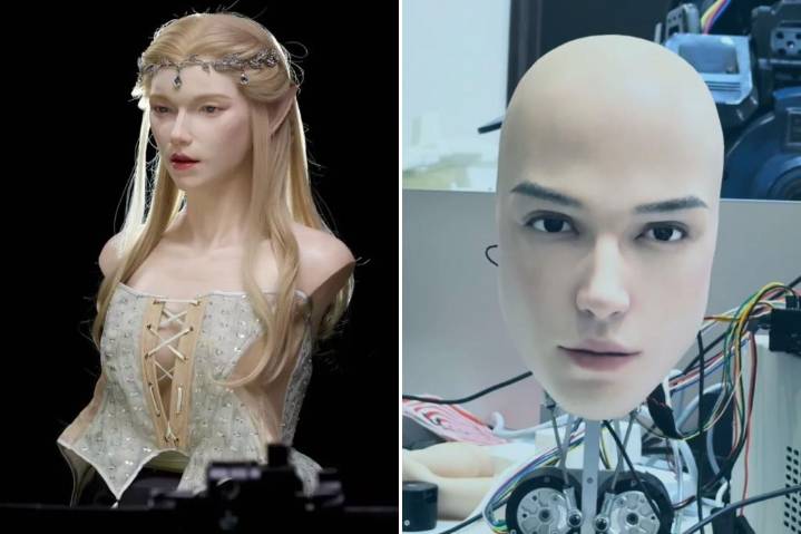 Creepy robot with eerily realistic head leaves onlookers terrified: 'Man