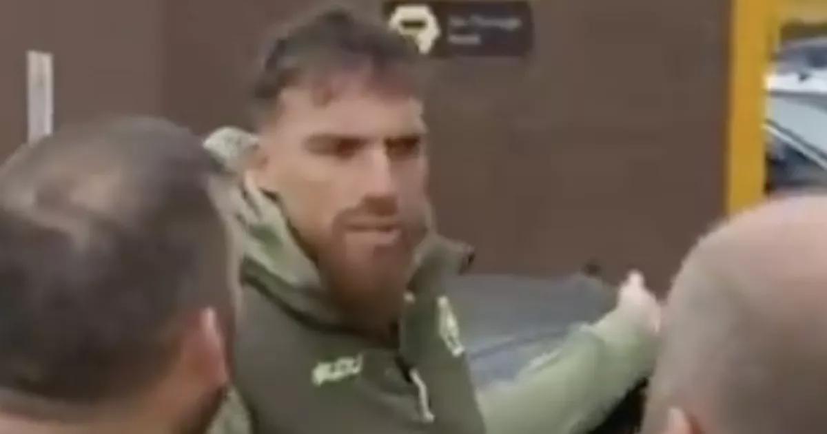 Wolves star involved in heated exchange with fans in car park after Burnley defeat