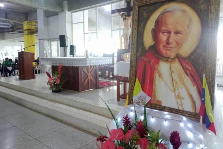 Celebran misa en honor a Juan Pablo II y los avances de la catedral de Ciudad Guayana