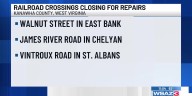 CSX closing some railroad crossings for repair work