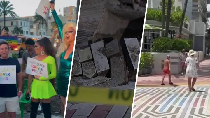 Rainbow crosswalk removed from Ocean Drive in Miami Beach