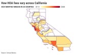 Where are California’s highest HOA fees?