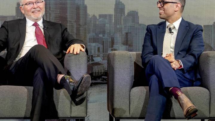 Kevin Rudd returns unfazed after Trump snub, pushes US investments