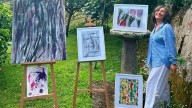 La artista de Caión Maribel Castiñeira lleva su arte a Francia: "Espero dejar a mi tierra en buen lugar"
