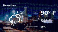 Houston: pronóstico del tiempo para este martes 28 de octubre