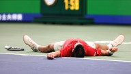 Novak Djokovic collapses in brutal Shanghai Masters conditions