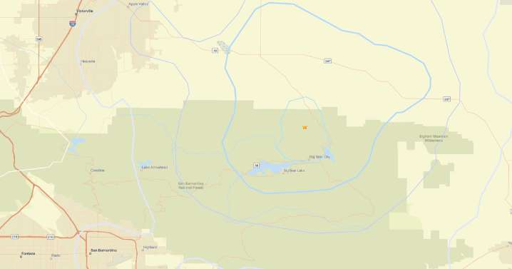 3.5-magnitude earthquake strikes near Big Bear, USGS says