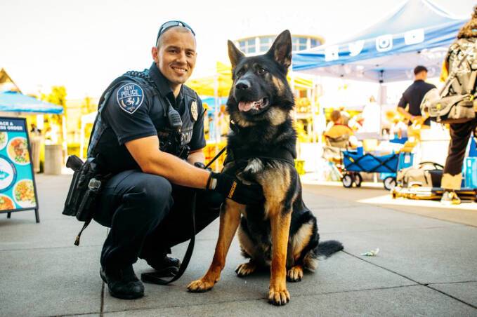 Kent Police K-9 unit helps catch man running from State Patrol