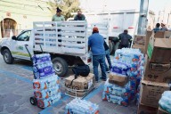 Poceños reunieron más de cuatro toneladas de víveres en favor de la Huasteca