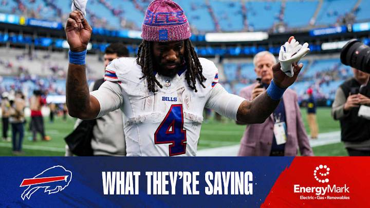 What They're Saying | Reactions to James Cook III's record-setting performance against Carolina