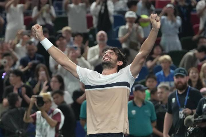 Vacherot beats his cousin Rinderknech to win Shanghai Masters after coming through qualifying rounds