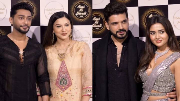 Inside Diwali bash of Ankita Lokhande and Vicky Jain: Karan Kundrra, Gauahar Khan, and ...