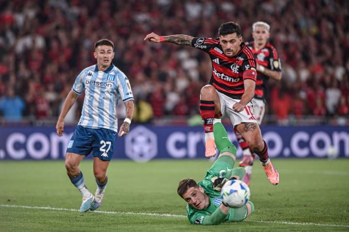 Cuánto midió el primer partido entre Flamengo versus Racing por un lugar en la final de la Copa Libertadores