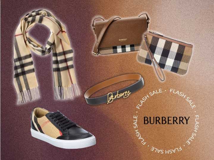 Gilt Flash Sale: Iconic Burberry check pieces for as little as $200