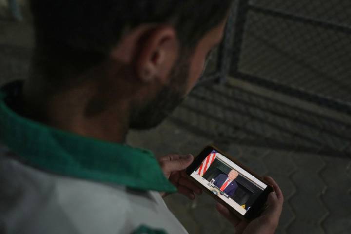 The Latest: Trump says Israel and Hamas have agreed to the 'first phase' of his peace plan