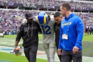 Rams’ Puka Nacua injures ankle in win over Ravens