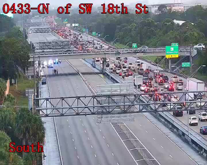 Traffic jam on I-95 north near Boca after reported shooting