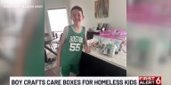 Omaha metro boy builds care kits for homeless children