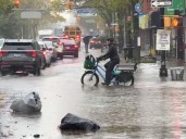 Dos personas murieron por una fuerte tormenta que inundó la Ciudad de Nueva York