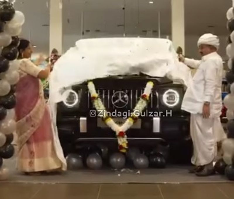 Dhoti-kurta and Mercedes! Watch this farmer buy his Rs 3 crore dream ride