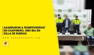 Agarraron a 'rompevidrios' en Chapinero, uno iba en silla de ruedas