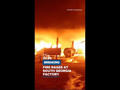 Fire chief: South Georgia fire at peanut factory could take days to extinguish